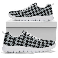 Thumbnail for Mesh Sneakers_Black on Silver_V_HT Pattern