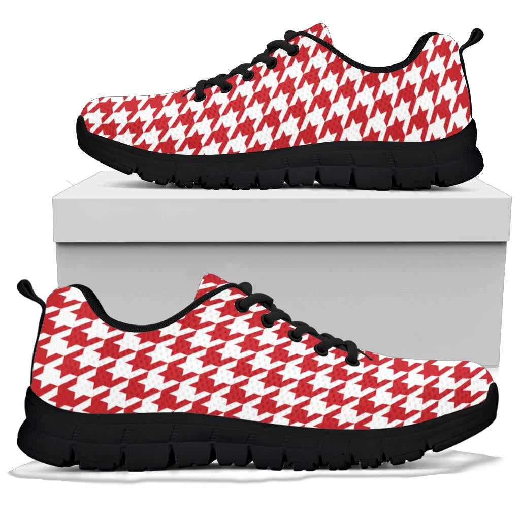 Mesh Sneakers_Red on White_HT Pattern