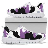 Thumbnail for Knit Sneakers_Military Purple_Camo