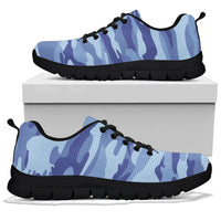 Thumbnail for Knit Sneakers_Camo Blue_Combo