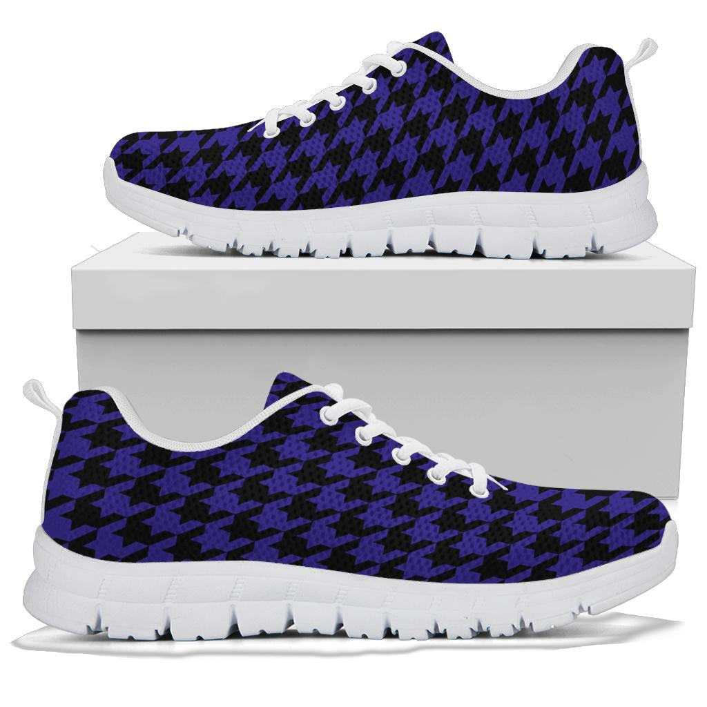 Mesh Sneakers_Black on Purple_B_HT Pattern