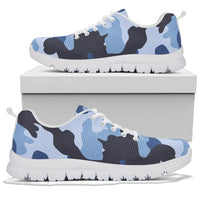 Thumbnail for Knit Sneakers_Military Blue_Camo