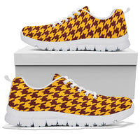 Thumbnail for Mesh Sneakers_Burgundy on Gold_W_HT Pattern