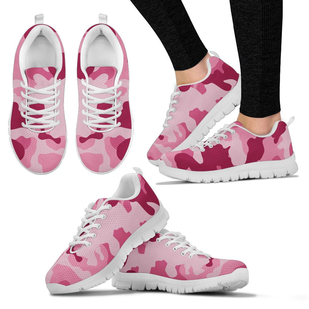 Knit Sneakers_Military Pink_Camo