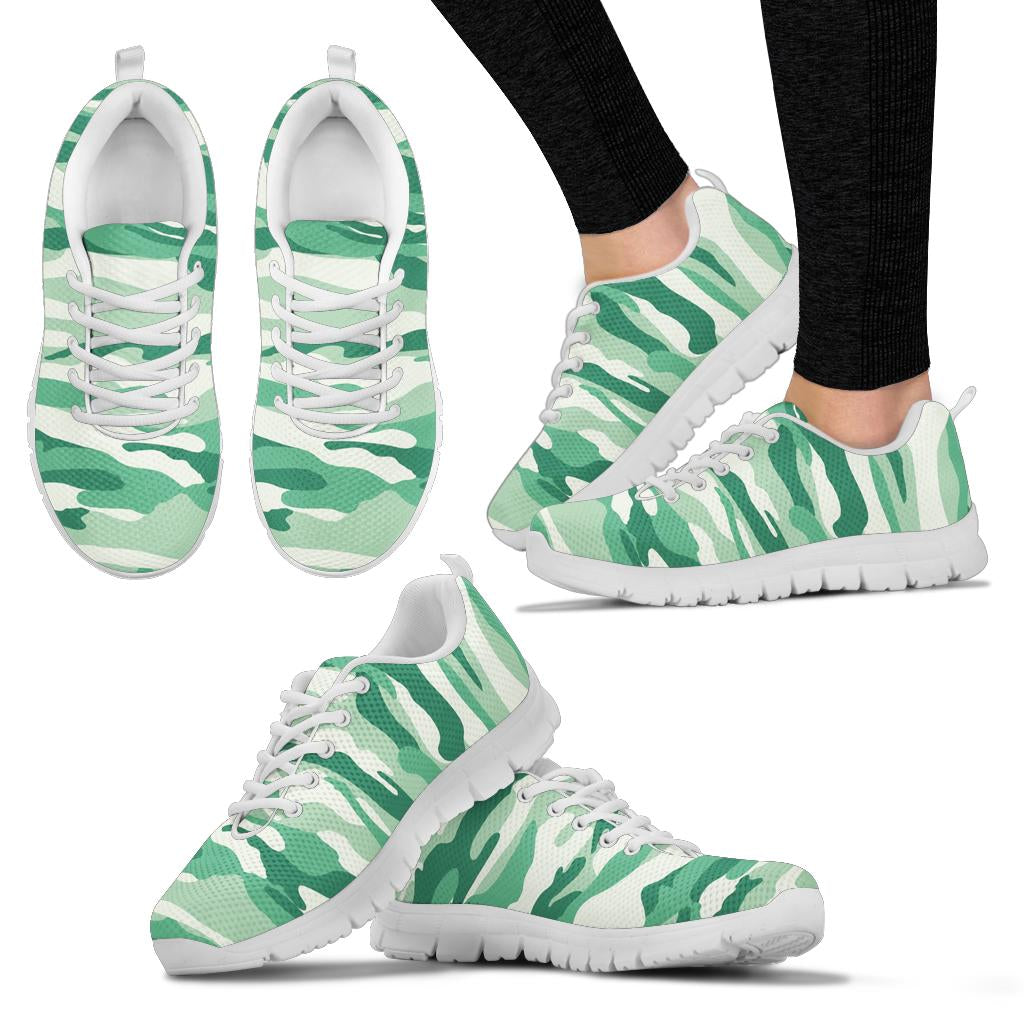 Knit Sneakers_Camo Green_Combo