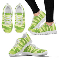 Thumbnail for Knit Sneakers_Camo Light Green_Combo