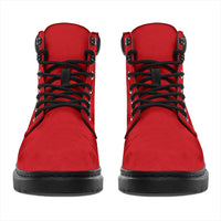 Thumbnail for All-Season Boots_Red_ Micro-Suede