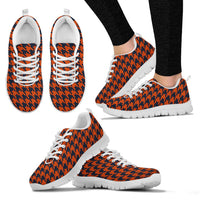 Thumbnail for Mesh Sneakers_Navy on Orange_ HT Pattern