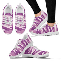 Thumbnail for Knit Sneakers_Camo Purple_Combo