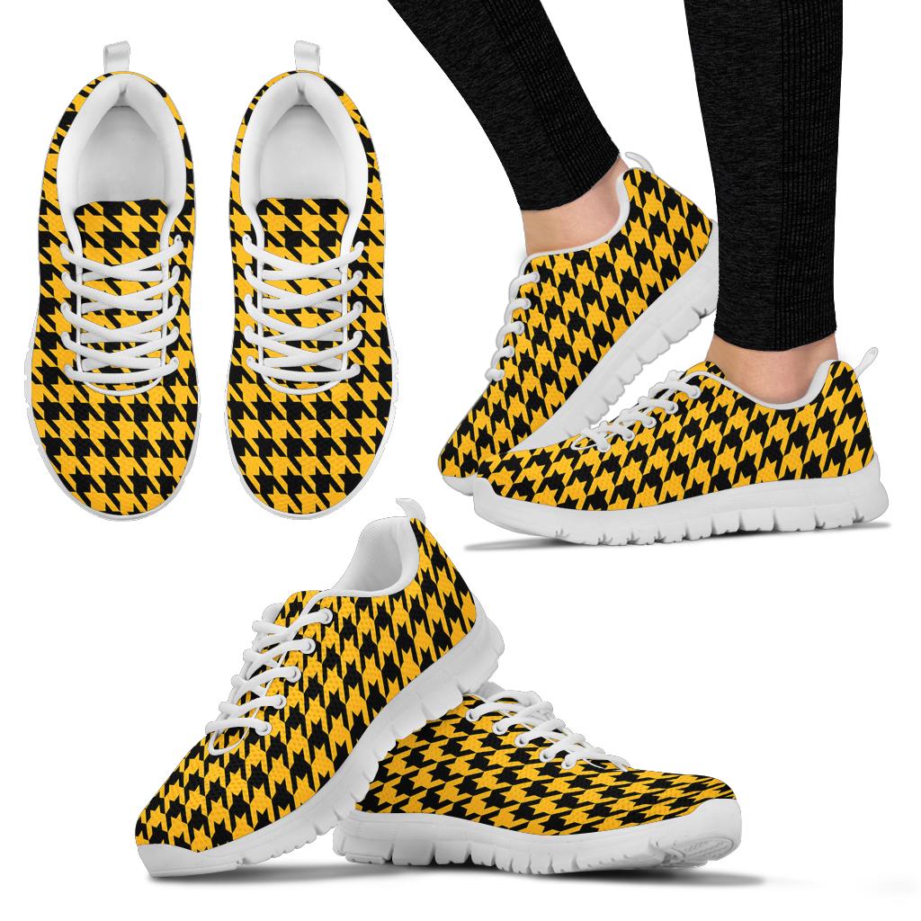 Mesh Sneakers_Black on Athletic-Gold_P_HT Pattern