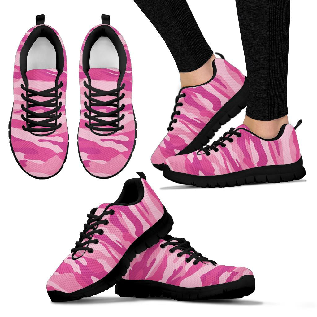 Knit Sneakers_Camo Pink_Combo