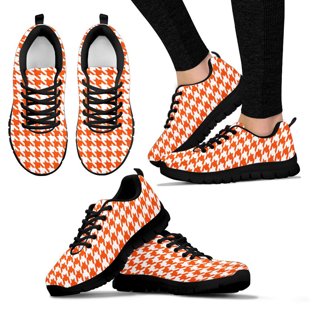 Mesh Sneakers_Orange on White_HT Pattern