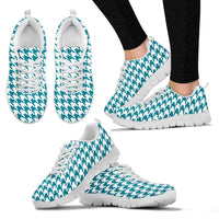 Thumbnail for Mesh Sneakers Teal on White_HT