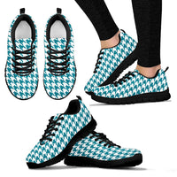 Thumbnail for Mesh Sneakers Teal on White_HT