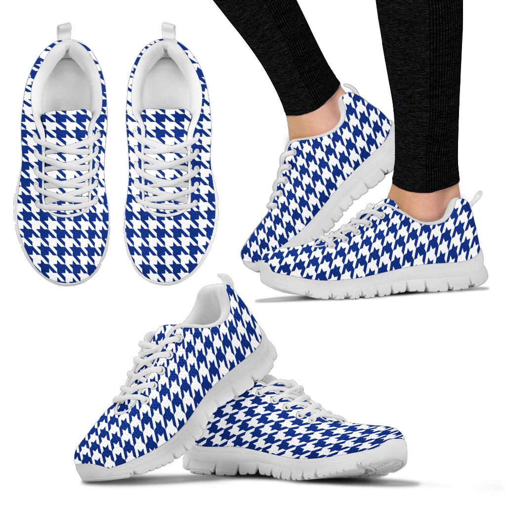 Mesh Sneakers_Royal on White_HT Pattern