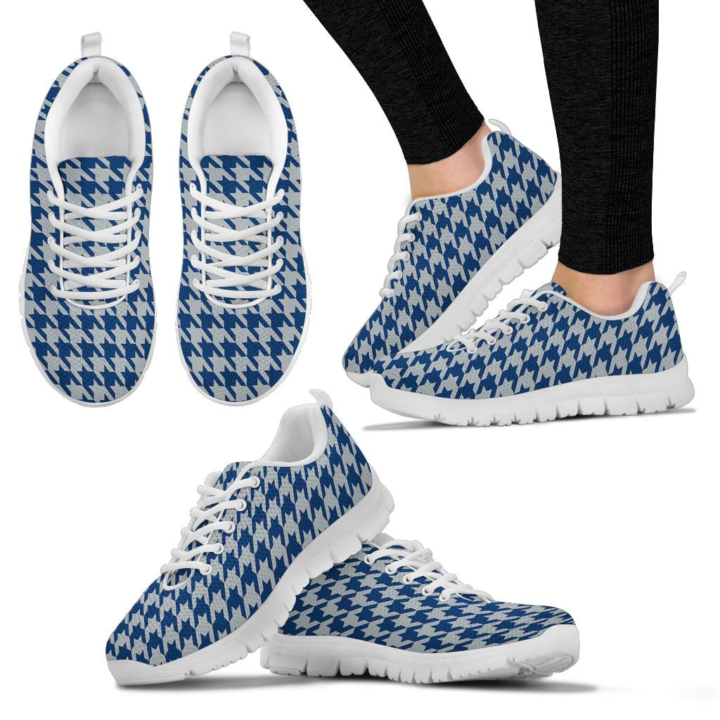 Mesh Sneakers_Blue on Gray_I_HT Pattern