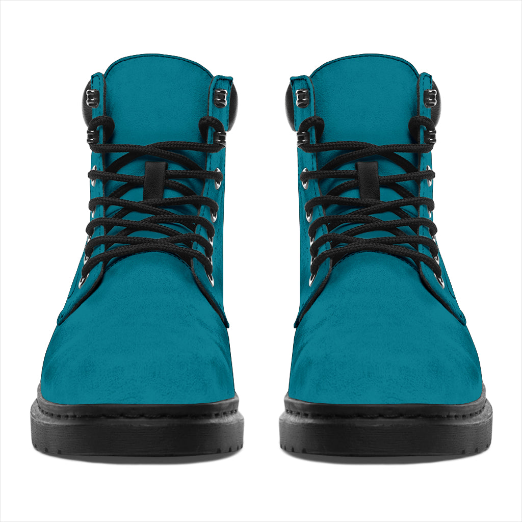 All-Season Boots_Teal_ Micro-Suede