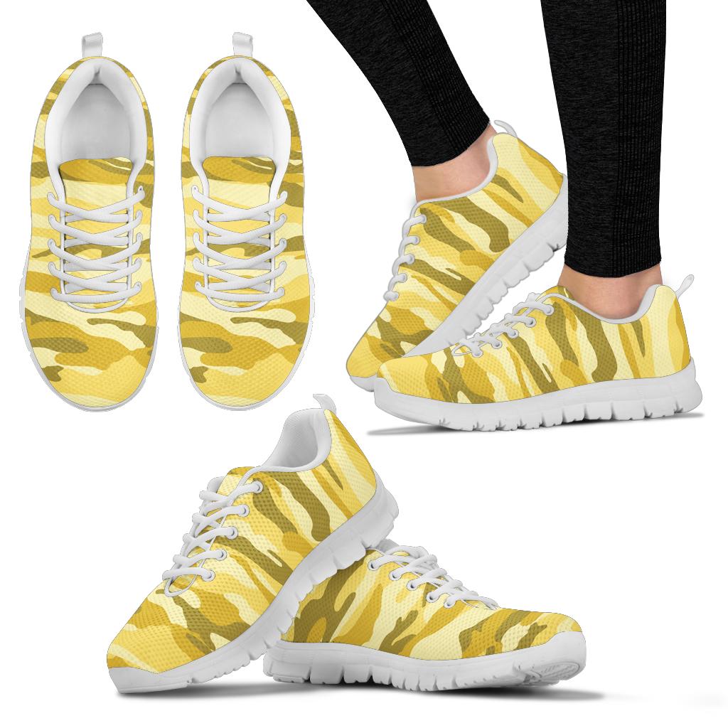 Knit Sneakers_Camo Gold_Combo