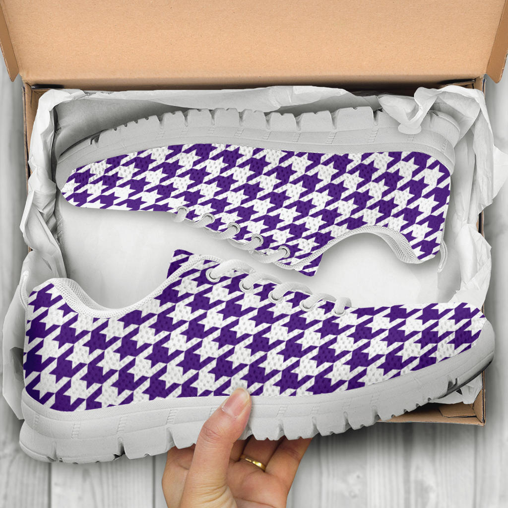 Mesh Sneakers_Purple on White_HT Pattern