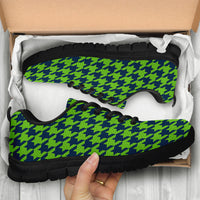 Thumbnail for Mesh Sneaker_Navy on Green-A_S HT Pattern