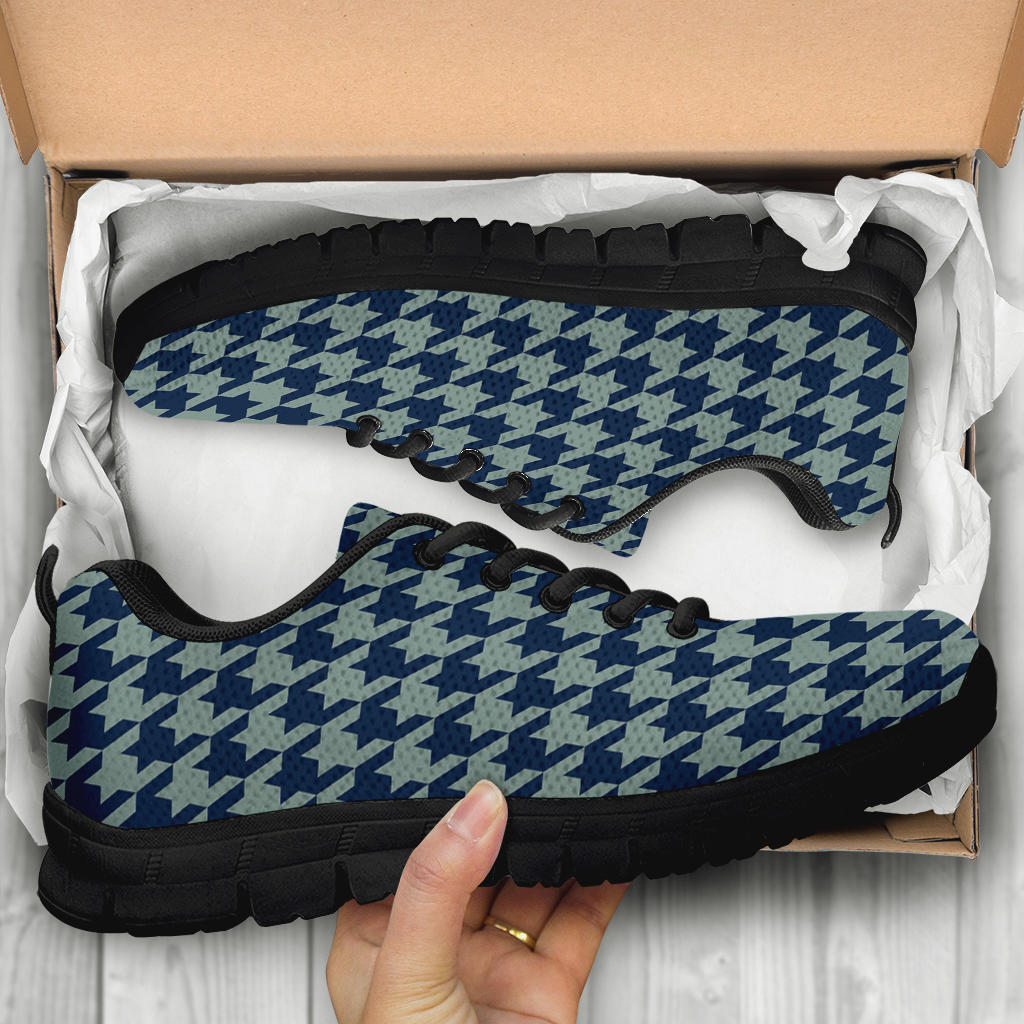 Mesh Sneakers_Blue on Silver_D_HT Pattern