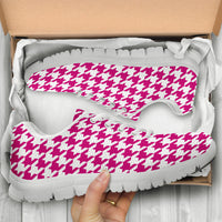 Thumbnail for Mesh Sneakers_Hot Pink on White_HT Pattern