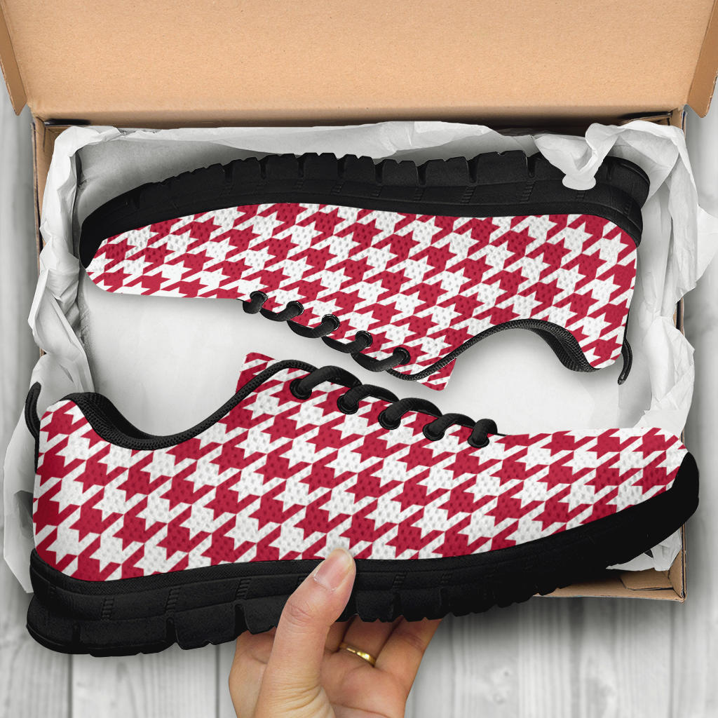 Mesh Sneakers_Red on White_HT Pattern