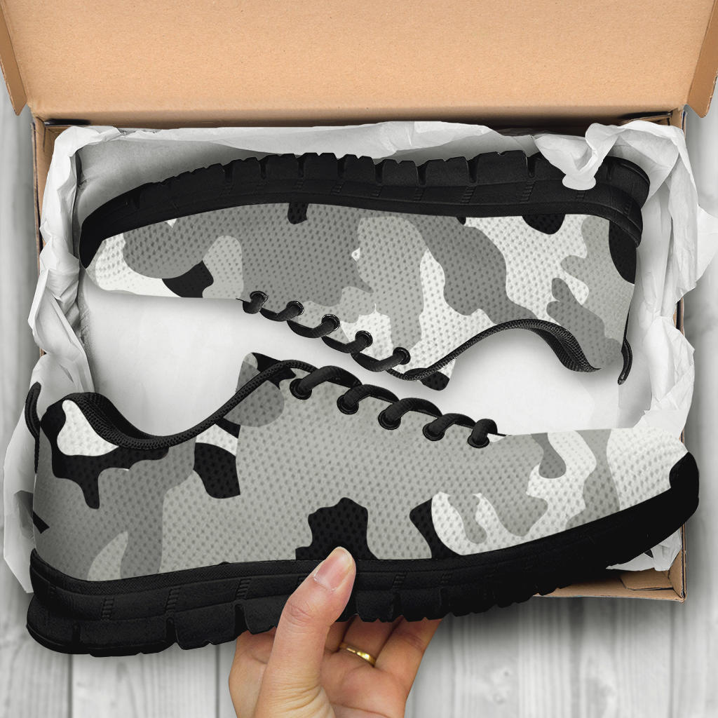 Knit Sneakers_Military Gray_Camo