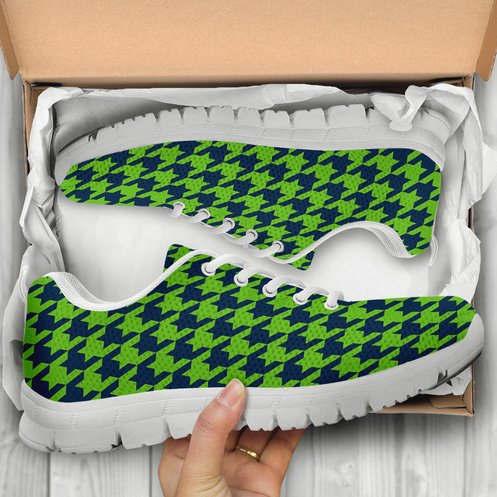 Mesh Sneaker_Navy on Green-A_S HT Pattern