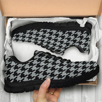 Thumbnail for Mesh Sneakers_Black on Silver_V_HT Pattern