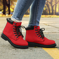Thumbnail for All-Season Boots_Red_ Micro-Suede