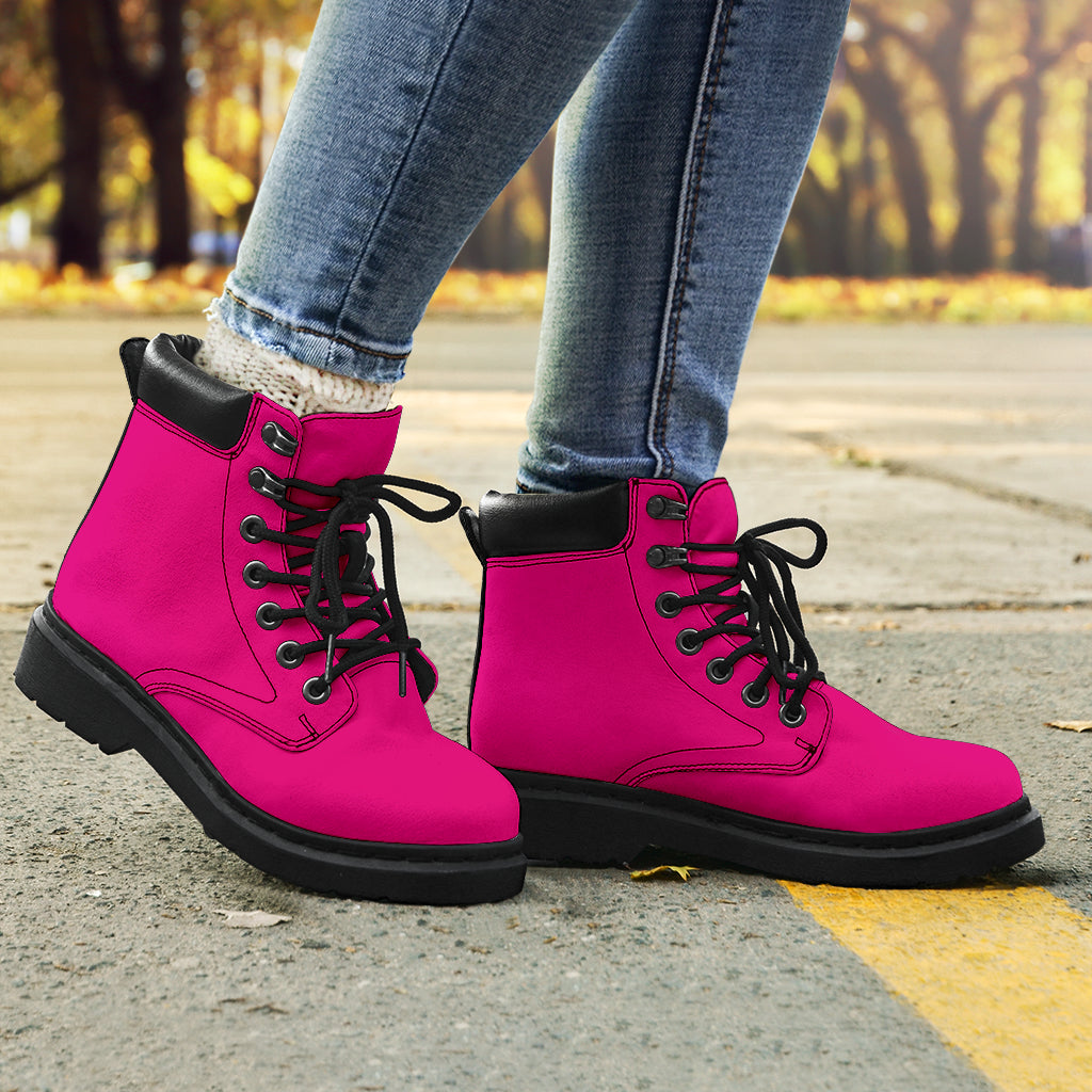 All-Season Boots_Pink-Hot_ Micro-Suede