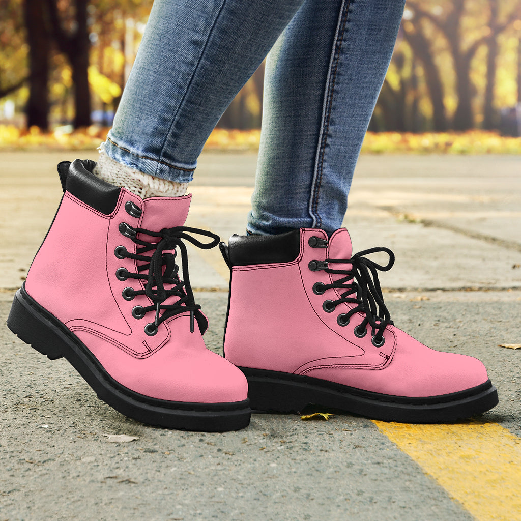 All-Season Boots_Pink_Micro-Suede