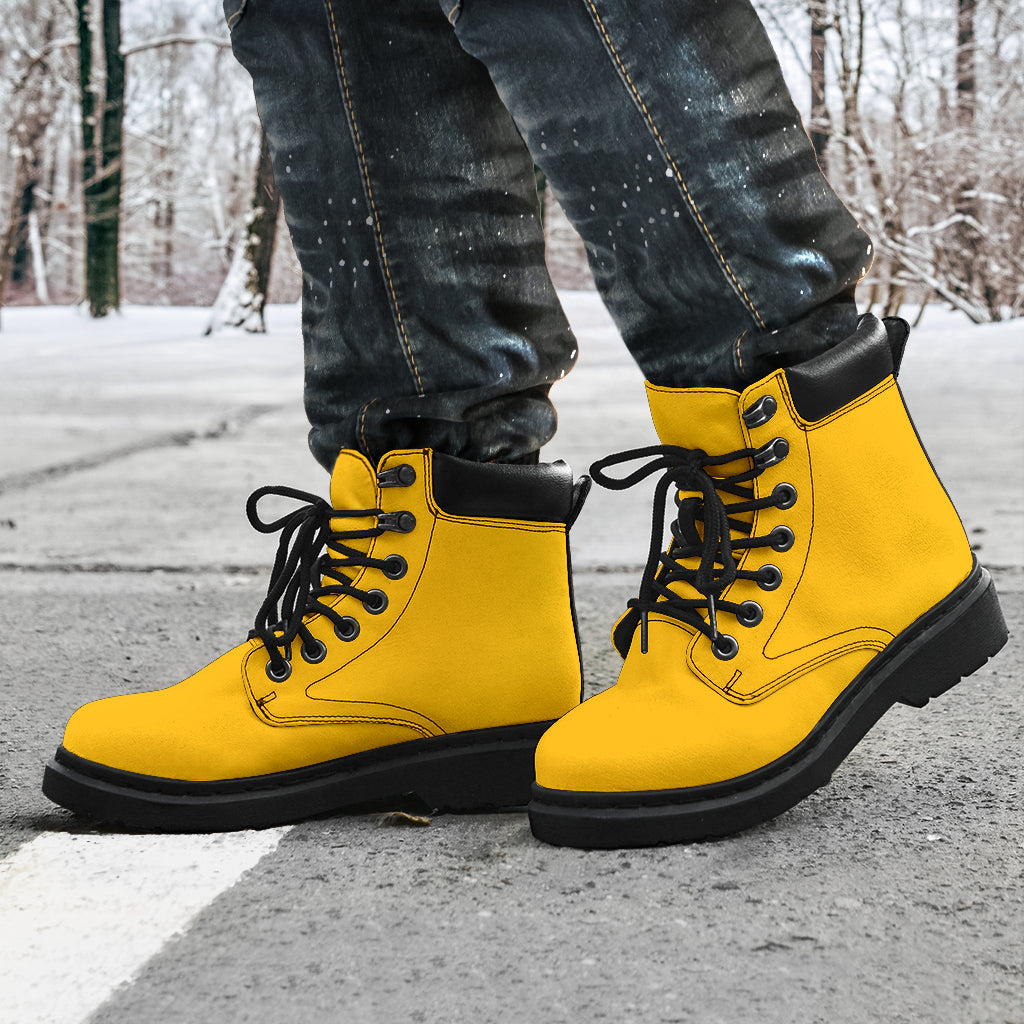 All-Season Boots_Gold-Yellow_Micro-Suede