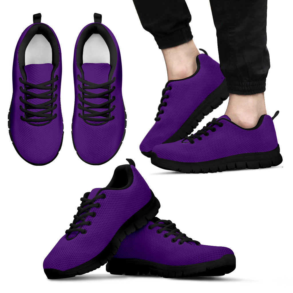 Purple Sneaker-No Graphic-Black Sole