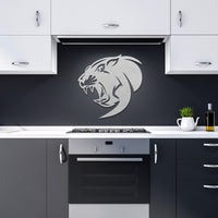 Thumbnail for Panther 38-Black-Steel Wall Art