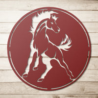 Thumbnail for Bronco-Mustang-Stallion 3696 Steel Wall Art