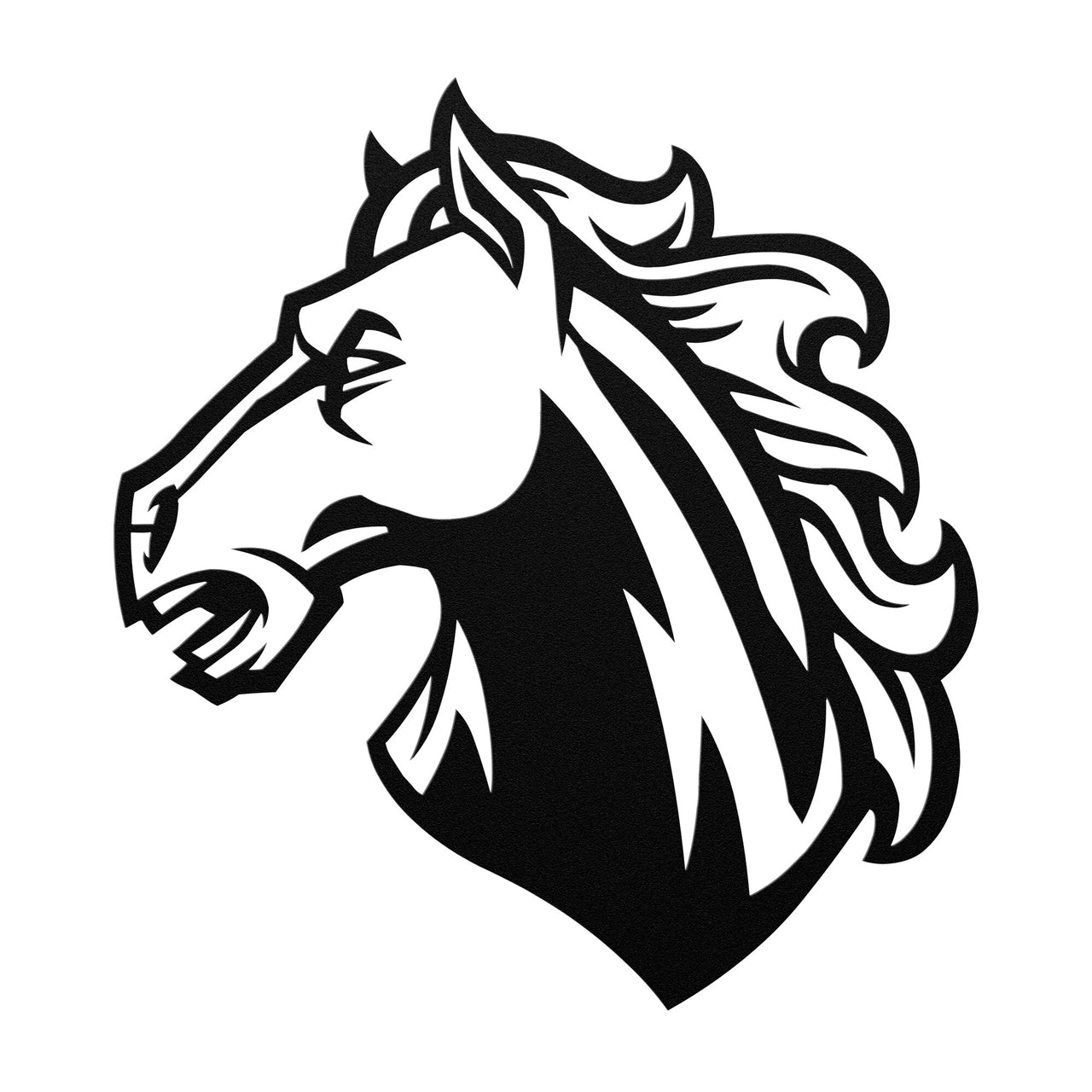 Bronco, Mustang, Stallion, Horse head graphic