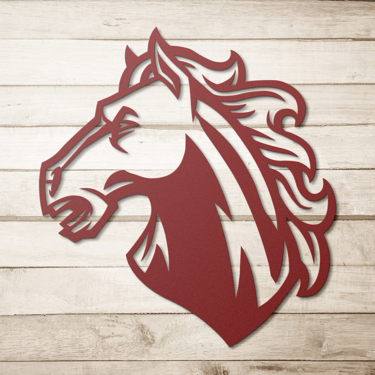 Bronco-Mustang-Stallion Head_929 Mascot Steel