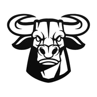 Thumbnail for Bull head mascot graphic