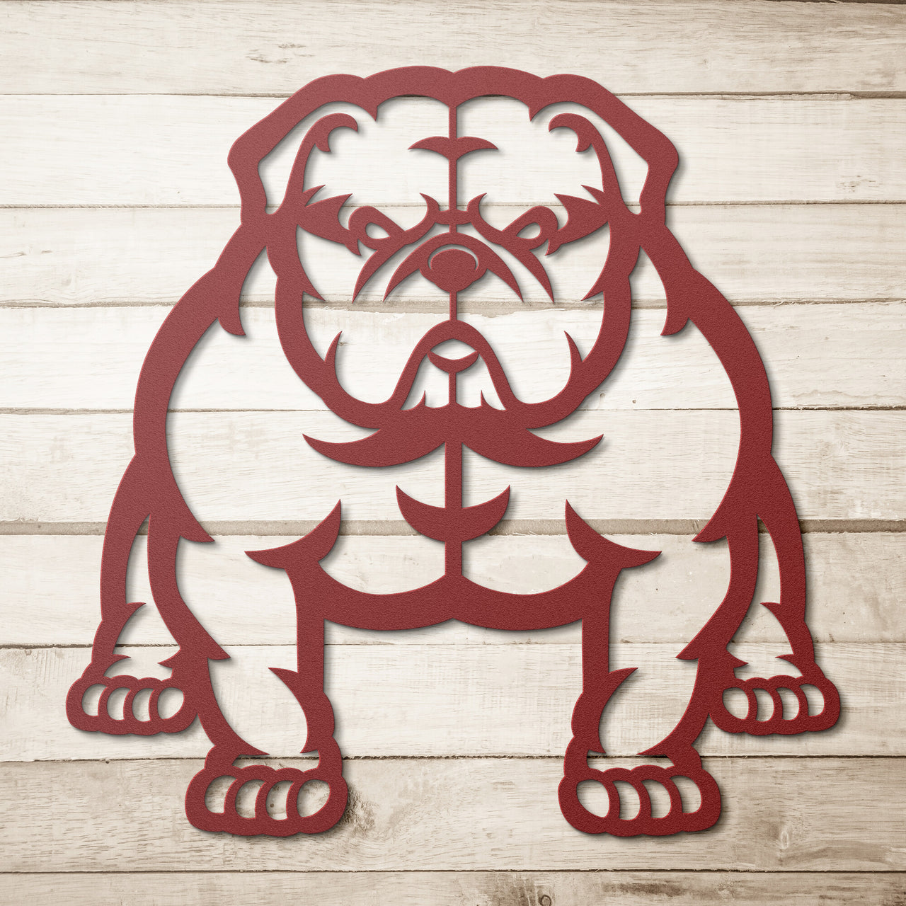 Bulldog442-1_Mascot Steel Wall Art