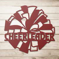 Thumbnail for Cheerleader pp -1C Mascot Steel Wall Art