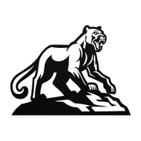 Thumbnail for Cougar on rock _ Mascot Steel Wall Art