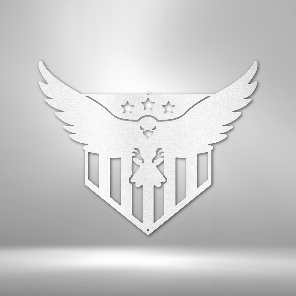 Swooping Eagle - Steel Sign