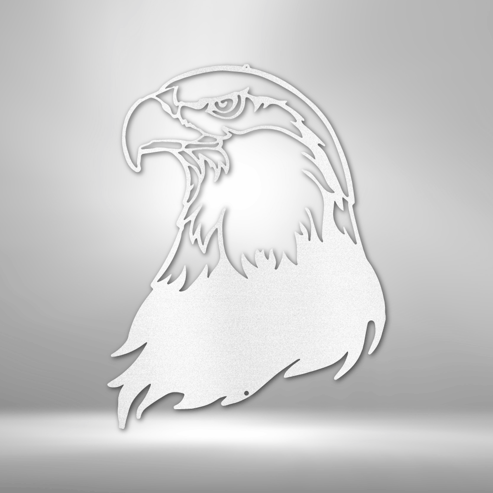Bald Eagle Head - Steel Sign