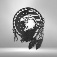 Thumbnail for Native Eagle - Steel Sign