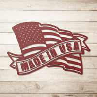 Thumbnail for Made in USA-Flag 079 Steel Wall Art