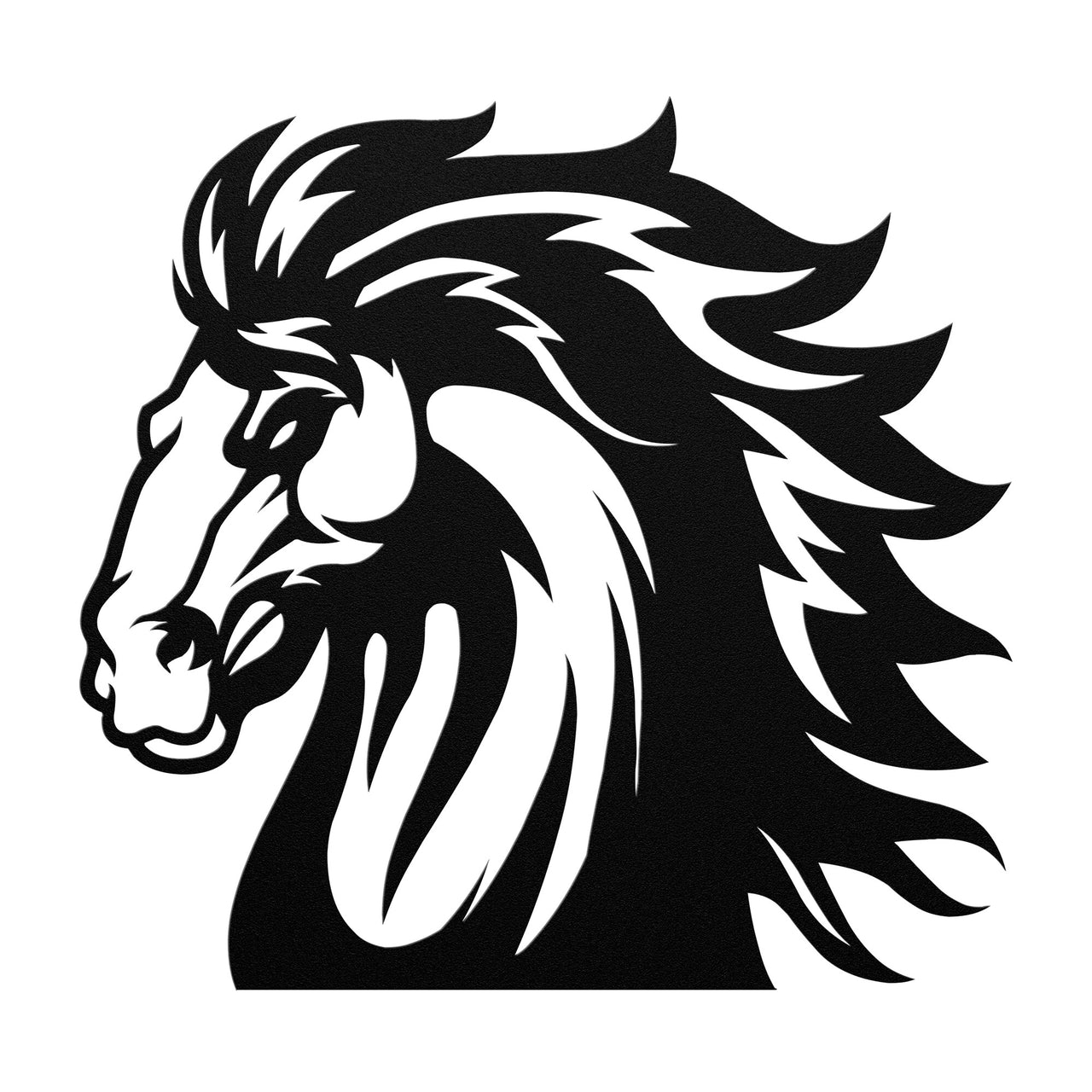 Bronco head, Stallion, Mustang, horse head