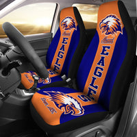 Thumbnail for DREW H.S. Navy-Orange Car Seat Cover-v1 - JaZazzy 