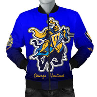 Thumbnail for Chicago Vocational CVS BLUEBLEND Bomber Jacket_Men - JaZazzy 